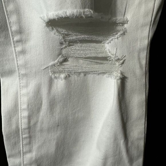 FTF fashion to figure white relaxed high rise straight leg denim jeans 12 NWT - Picture 4 of 5